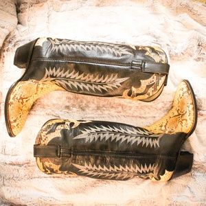 Authentic Snakeskin Cowboy Boots